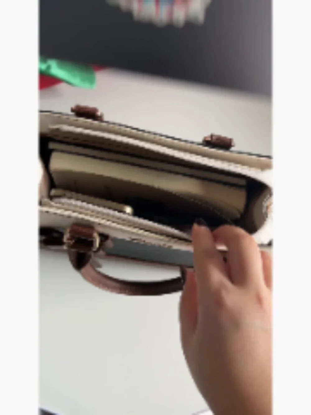 Faux Leather Satchel Handbag Tote Purse Crossbody Shoulder Bag Women Laptop